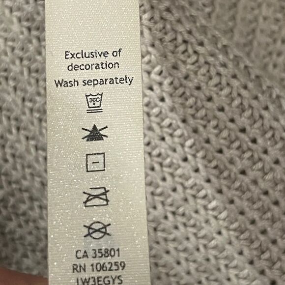 Lululemon Beige Knit Cardigan Cashmere Blend Extra Small/Small EUC - Picture 7 of 8